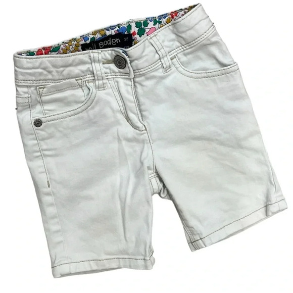 Mini Boden Light Denim Shorts - Picture 1 of 6